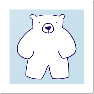 White Teddy Bear Posters and Art